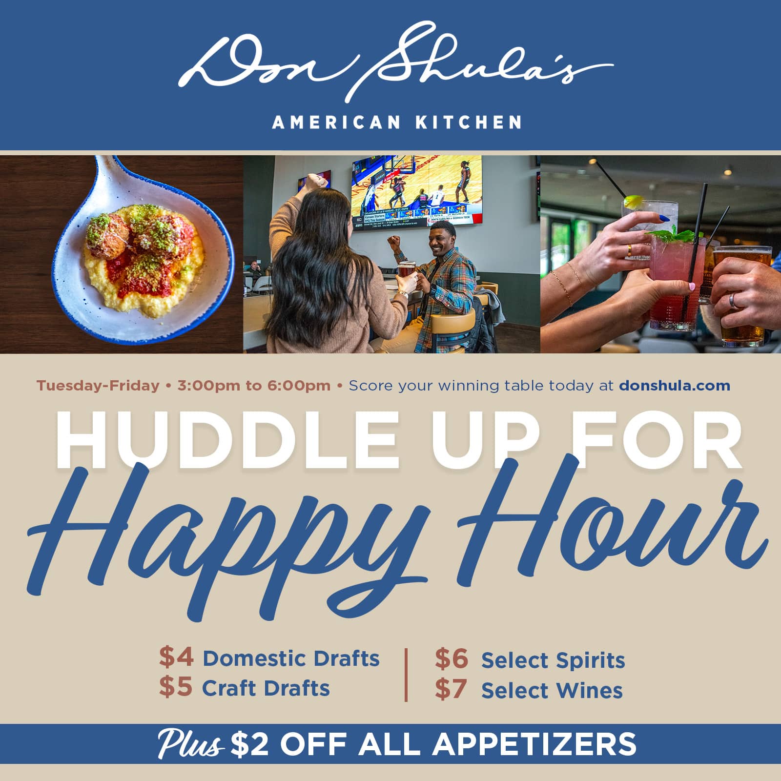 Don Shula's American Kitchen - Happy Hour