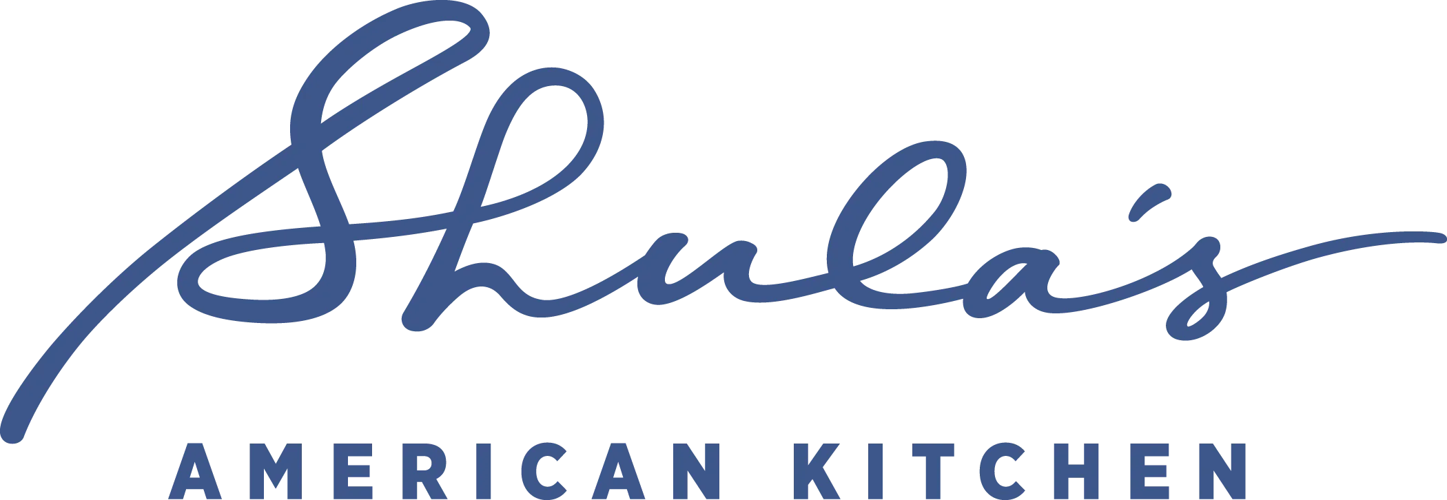 Shulas American Kitchen Logo - Blue